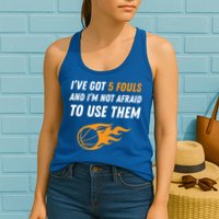 Funny Basketball Funny Gift 5 Fouls Womens Tank Top