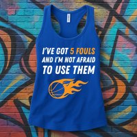 Funny Basketball Funny Gift 5 Fouls Womens Tank Top