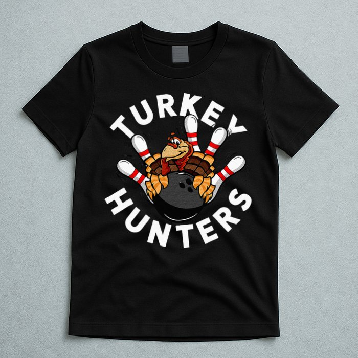 Funny Bowling For Or Adults Turkey Hunters T-Shirt