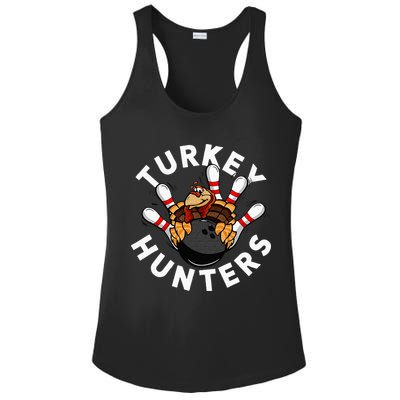 Funny Bowling For Or Adults Turkey Hunters Ladies PosiCharge Competitor Racerback Tank