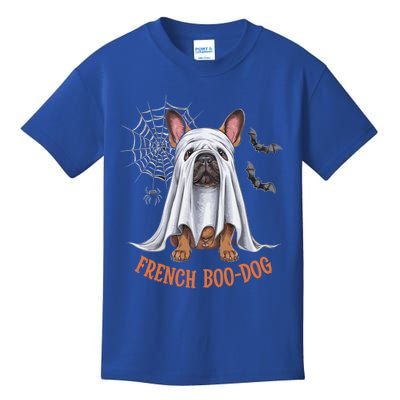 French Boodog Funny French Bulldog Halloween Gift Kids T-Shirt