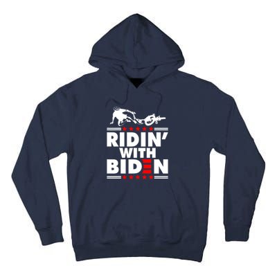 Funny Biden Falls Off Bike Ridin With Joe Biden Tall Hoodie