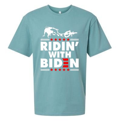 Funny Biden Falls Off Bike Ridin With Joe Biden Sueded Cloud Jersey T-Shirt