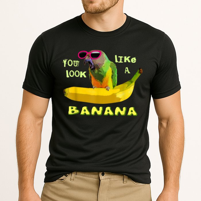Funny Banana Cooling Performance Crew T-Shirt