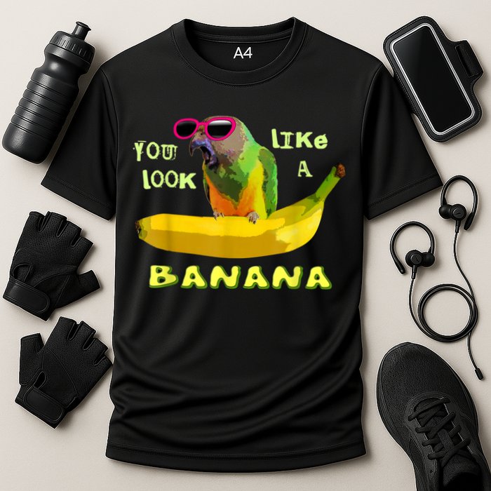Funny Banana Cooling Performance Crew T-Shirt