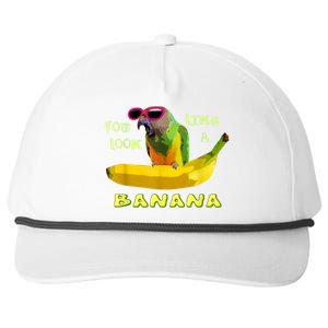 Funny Banana Snapback Five-Panel Rope Hat