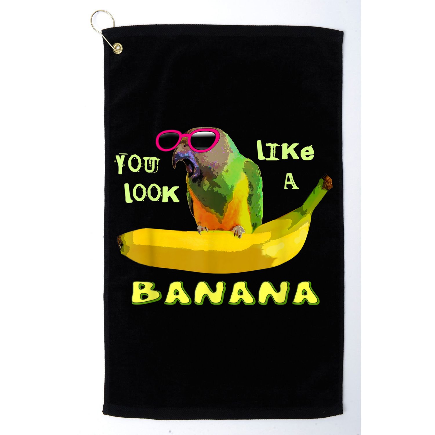 Funny Banana Golf Towel