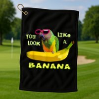 Funny Banana Golf Towel