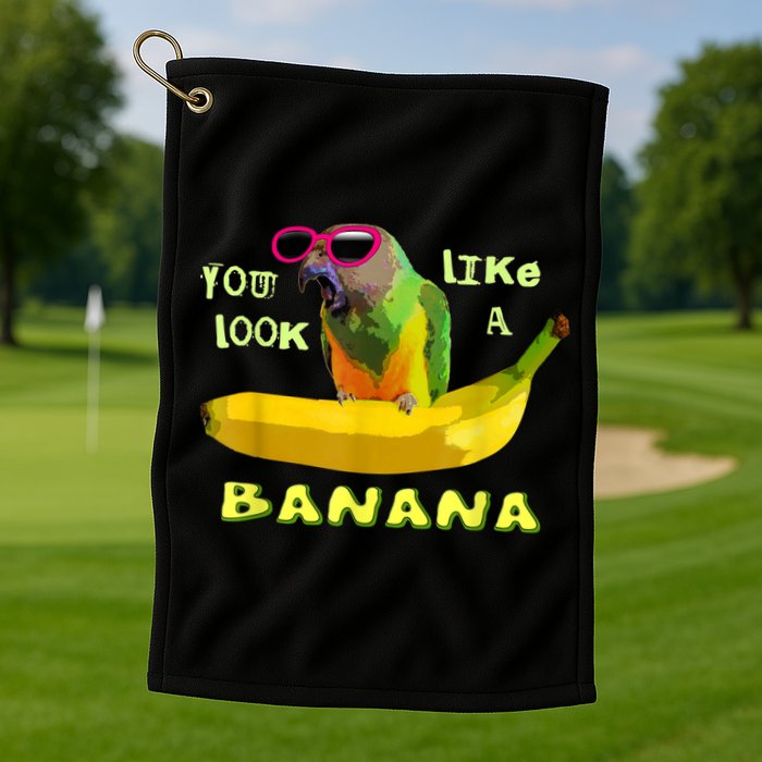 Funny Banana Golf Towel