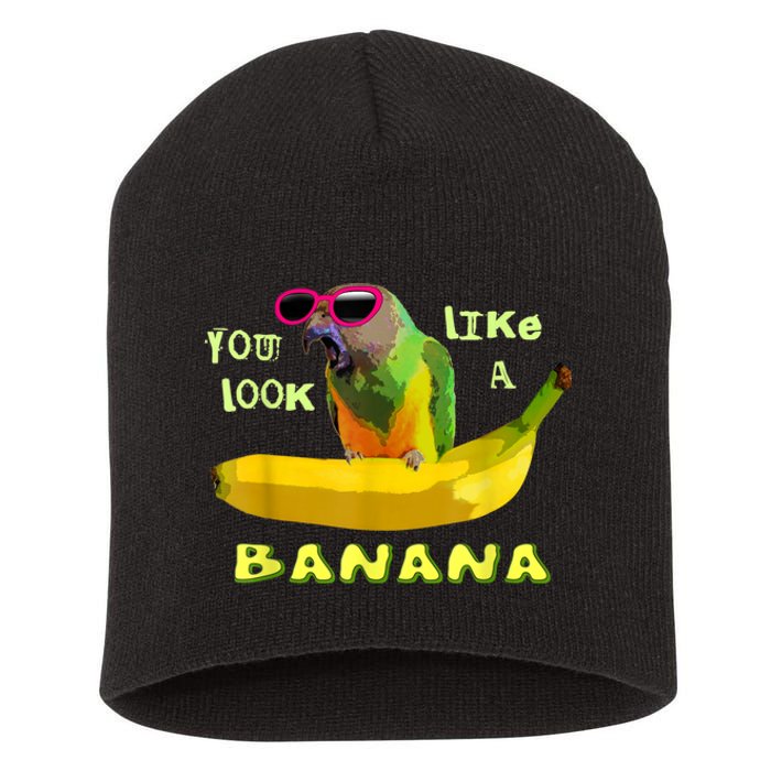 Funny Banana Short Acrylic Beanie