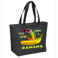 Funny Banana Zip Tote Bag