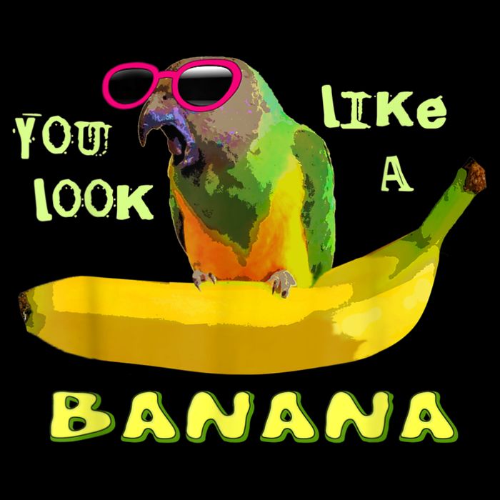 Funny Banana Zip Tote Bag