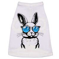 Funny Bunny Face With Sunglasses Men Easter Day Doggie Tank