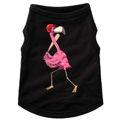 Flamingo Baseball Flamingo Playing Baseball Flamingo Doggie Tank