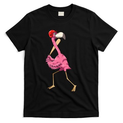 Flamingo Baseball Flamingo Playing Baseball Flamingo T-Shirt