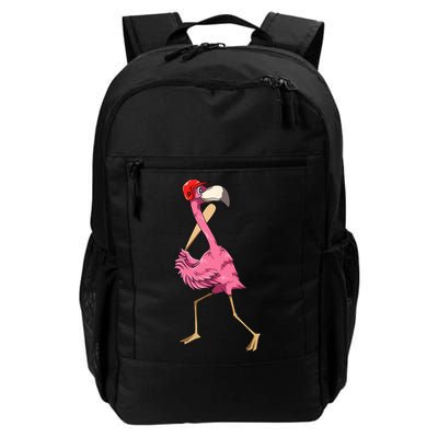 Flamingo Baseball Flamingo Playing Baseball Flamingo Backpack
