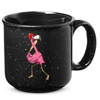 Flamingo Baseball Flamingo Playing Baseball Flamingo 15oz Campfire Ceramic Mug