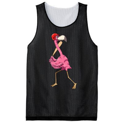 Flamingo Baseball Flamingo Playing Baseball Flamingo Mesh Reversible Basketball Jersey Tank