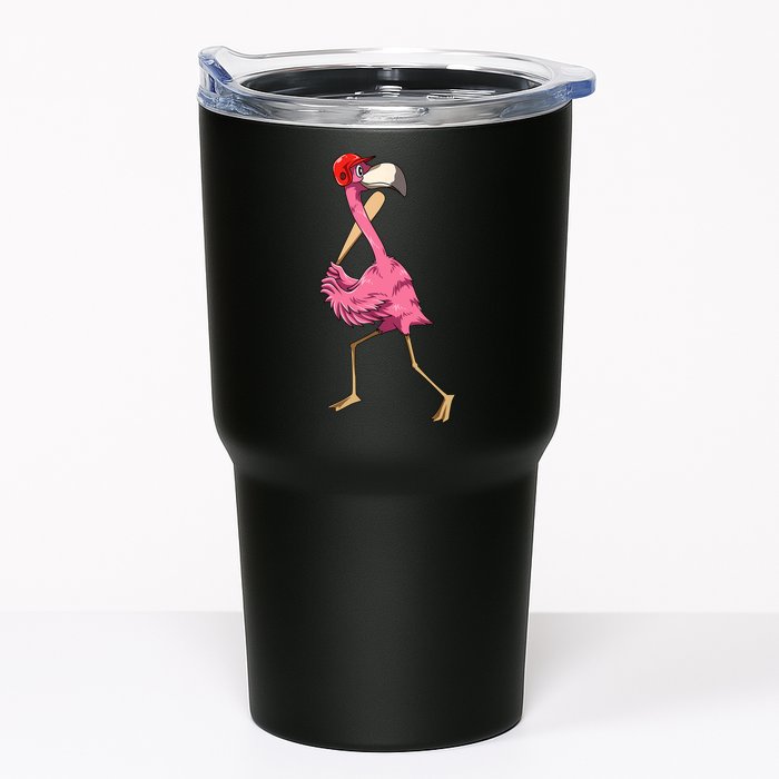 Flamingo Baseball Flamingo Playing Baseball Flamingo Tumbler