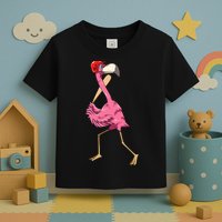 Flamingo Baseball Flamingo Playing Baseball Flamingo Toddler T-Shirt