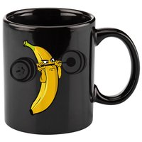 Fitness Banana 11oz C Handle Ceramic Mug