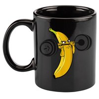 Fitness Banana 11oz C Handle Ceramic Mug
