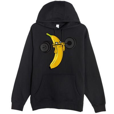 Fitness Banana Premium Pullover Hoodie