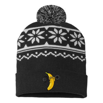 Fitness Banana USA-Made Snowflake Beanie