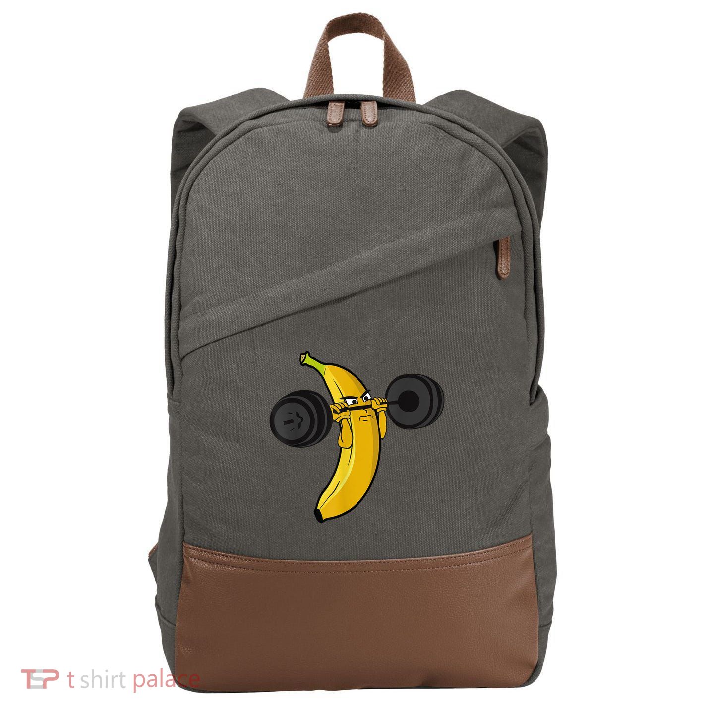 Fitness Banana Cotton Canvas Backpack