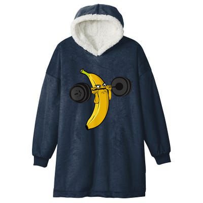 Fitness Banana Hooded Wearable Blanket