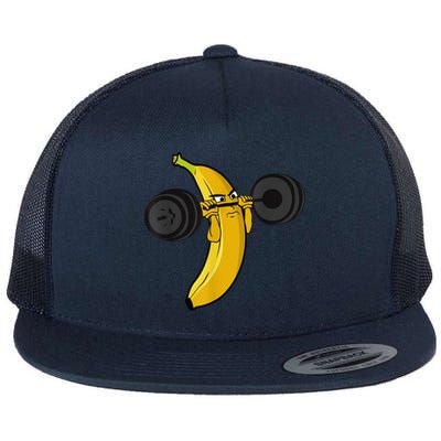 Fitness Banana Flat Bill Trucker Hat