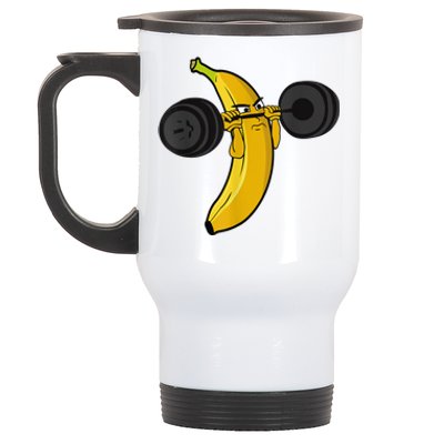 Fitness Banana Stainless Steel Travel Mug