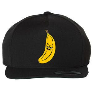 Funny Banana Wool Snapback Cap