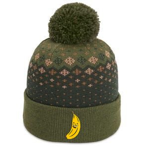 Funny Banana The Baniff Cuffed Pom Beanie