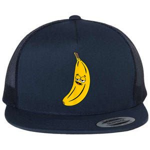 Funny Banana Flat Bill Trucker Hat