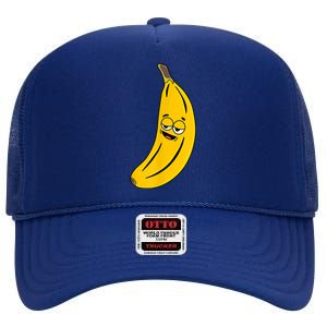 Funny Banana High Crown Mesh Back Trucker Hat