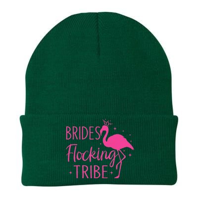 Flamingo Brides Flocking Tribe Funny Pink Bird Lovers Knit Cap Winter Beanie