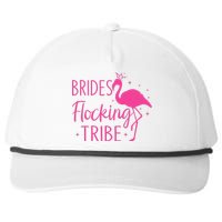 Flamingo Brides Flocking Tribe Funny Pink Bird Lovers Snapback Five-Panel Rope Hat