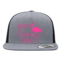 Flamingo Brides Flocking Tribe Funny Pink Bird Lovers Flat Bill Trucker Hat