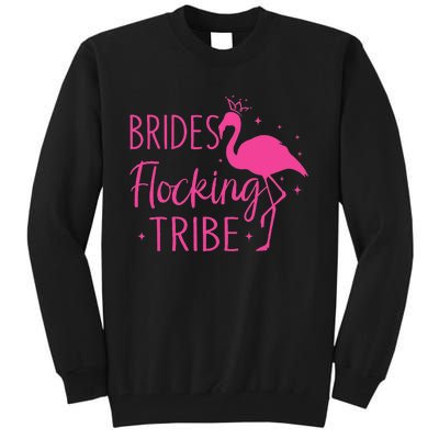 Flamingo Brides Flocking Tribe Funny Pink Bird Lovers Tall Sweatshirt