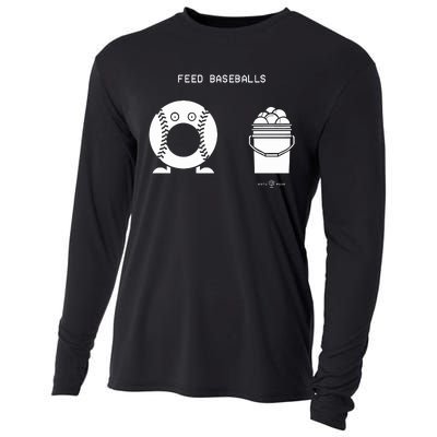 Feed Baseballs Cooling Performance Long Sleeve Crew