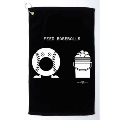 Feed Baseballs Platinum Collection Golf Towel