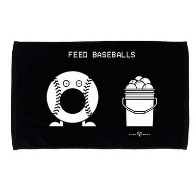 Feed Baseballs Microfiber Hand Towel