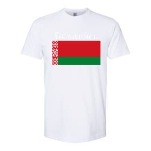 Flag Belarus Freedom Liberty Country Design Gift Softstyle CVC T-Shirt