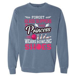 Funny Bowling For Women Mom Wife Garment-Dyed Sweatshirt