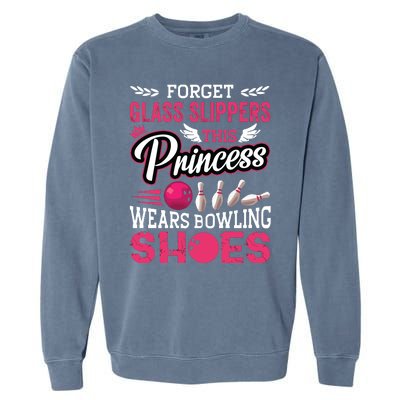 Funny Bowling For Women Mom Wife Garment-Dyed Sweatshirt