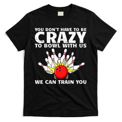 Funny Bowling For Women Bowler Team Bowling Target Spare T-Shirt