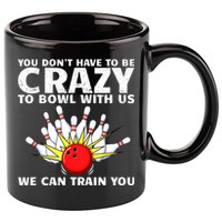 Funny Bowling For Women Bowler Team Bowling Target Spare 11oz C Handle Ceramic Mug
