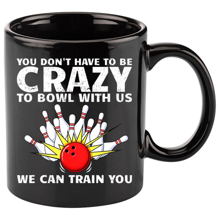 Funny Bowling For Women Bowler Team Bowling Target Spare 11oz C Handle Ceramic Mug