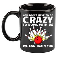 Funny Bowling For Women Bowler Team Bowling Target Spare 11oz C Handle Ceramic Mug